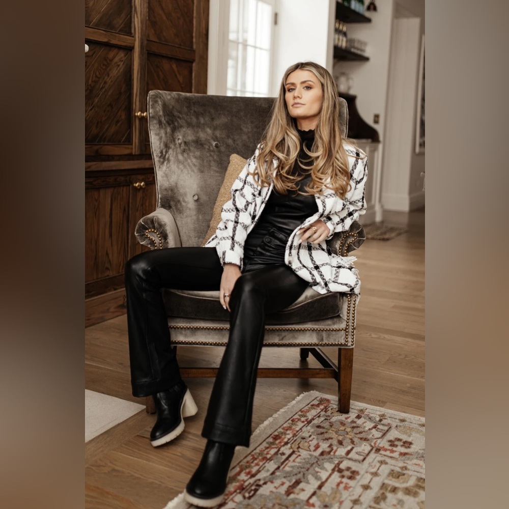 BOHME - Kancan Vegan Leather Pant in Black - Picture 6 of 11